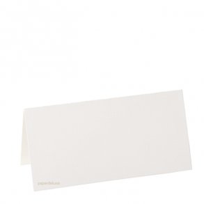 Bordkort/Glaskort - Hvid