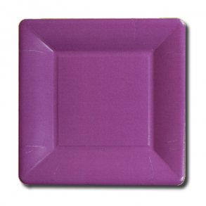 Caspari Paptallerkner Forret/Dessert - Lilla/aubergine, 8