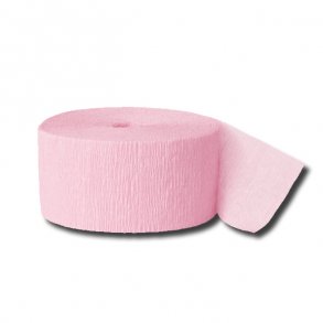 Crepe p rulle, lyserd, ca. 24 meter