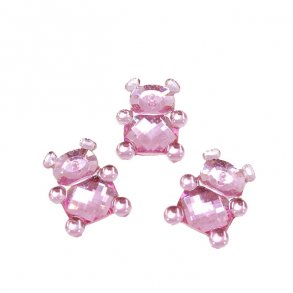 Bamsepynt, 30 stk. lyserd