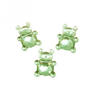 Bamsepynt, 30 stk. lime