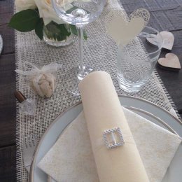 Bordlber Creme jute, 30 cm x 5 mtr.