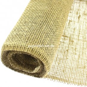Bordlber Guld jute, 30 cm x 5 mtr.